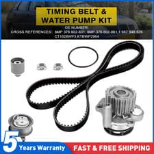 Image of Timing Belt Water Pump Kit For Vw Golf Mk5 Passat 1.9 2.0 Tdi 5569Xs 788313147
