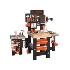 Image of Smoby Black Decker Mega Construction Centre Workbench Tools Builder Playset Toys