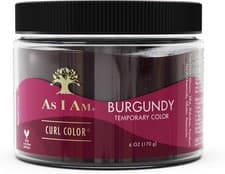 Image of As I Am Curl Color Burgundy- Temporary Colour & Curling Gel 6oz