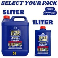 Image of Jeyes Fluid Outdoor Disinfectant 5L 1L Multi-Purpose Path Patio Driveway Cleaner