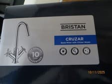 Image of Bristan Cruzar Basin sink mixer tap with waste