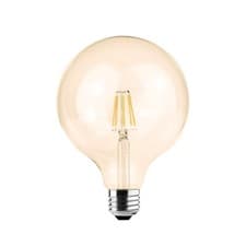 Image of LED Filament Bulbs E14 E27 B15 B22 Dimmable Clear Amber Glass Industrial Light
