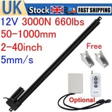 Image of DC 12V 3000N Linear Actuator 2~40inch Electric Linear Motor for Door Opener Fast