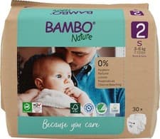 Image of Bambo Nature Eco-Nappy Size 2 - 30 Nappies