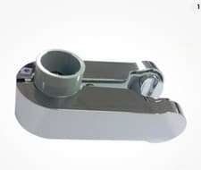 Image of Aqualisa 25mm Pinch Grip Shower Head Handset Holder - Chrome - 910314 (215002)