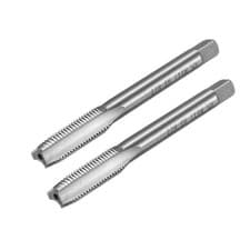 Image of 2X M8 x 1 Metric Machine Tap H2 HSS 3 Straight Flutes Screw Tapping Thread DIY