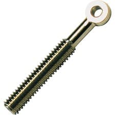 Image of Modelcraft Nickel Plated Brass Eye Bolt M3 1.65mm Pk4
