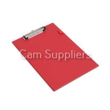 Image of A4 Clipboard With Pen Holder New Office Document Holder Filing Black Blue Red