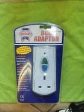 Image of Faithfull Power Plus White Rcd Adaptor (Circuit Breaker)