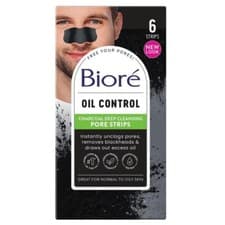 Image of Biore Deep Cleansing Charcoal Pore Strips - 6 per pack