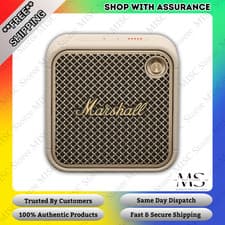Image of Marshall Willen II Bluetooth Speaker – Cream – Wireless & Quick Charge – New