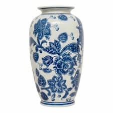 Image of Monet Blue & White Bountiful Garden Umbrella Stand