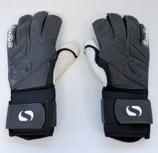 Image of Sondico Aerolite Goalkeeper Gloves Black / White Adults Size 11 New