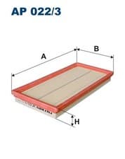 Image of FILTRON AP 022/3 AIR FILTER FOR FIAT