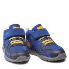 Image of Camper Driftie Kids Trainer (K900218) Multicolour Blue Yellow Suede RRp £64.99