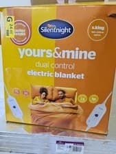 Image of Silentnight Dual Control Electric Blanket Super King - Heated See Photos