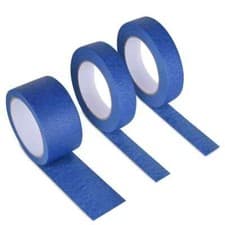 Image of BLUE PAINTERS MASKING TAPE CLEAN PEEL UV RESISTANT LONG LASTING 24 30 50MM 50M