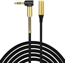 Image of 1M-3M 3.5mm Jack Extension Cable Lead Stereo Plug to Socket AUX Headphone GOLD
