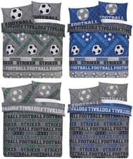 Image of Football Bedding Set Reversible Duvet Cover Single Double King