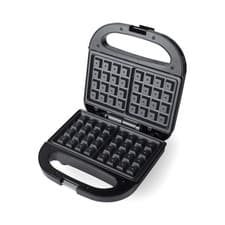 Image of Progress Double Waffle Maker Automatic Temperature Control Non-Stick Plates 750W