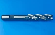 Image of 14mm HSS-Co8 Europa 4 Flute Long End Mill with Flatted Shank
