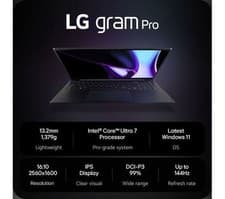 Image of LG gram Pro 17 17Z90SP-E.AA78A1 17" Laptop - Intel Core Ultra 7 - REFURB-B