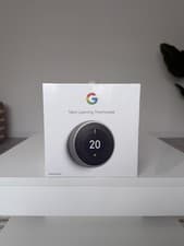 Image of New & Sealed Google Nest 3rd Gen Learning Thermostat - T3028GB - Stainless Steel