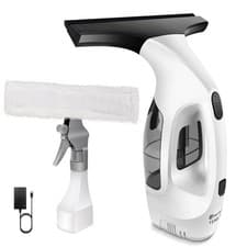 Image of Cordless Window Vac Rechargeable Vacuum Cleaner Compact Electric window cleaner