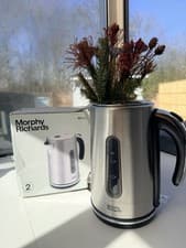 Image of Morphy Richards Motive Kettle 1.7L 102802 3KW Rapid Boil Grey New