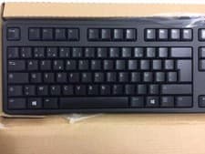 Image of Dell Quietkey USB - AZERTY Black French Keyboard ( KB-212B 0DJ497 ) NEW