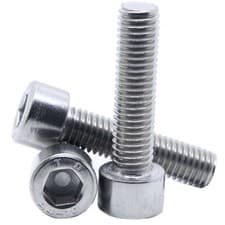 Image of 2.5mm M2.5 ALLEN BOLT SOCKET CAP SCREWS HEX HEAD A4 MARINE GRADE STAINLESS STEEL