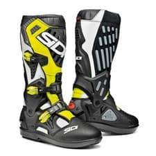 Image of Sidi Atojo SRS CE MX boots Motocross White/Black/Yellow Fluo