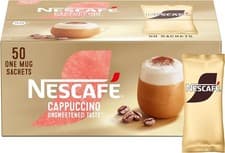 Image of NESCAFE Gold Unsweetened Cappuccino Sachets 50 x 14.2g Box