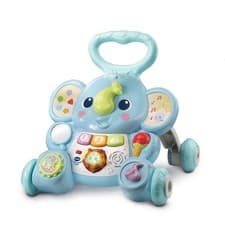 Image of VTech Baby Musical Elephant Walker 9-36 Months Push Along First Steps Toy NEW