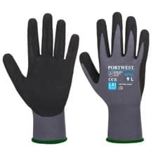 Image of Portwest AP62 Dermiflex Aqua Nitrile Coating Liquid & Heavy Oil Repellent Gloves