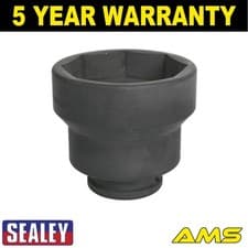 Image of Sealey Front Hub Nut Socket for Scania 3/4"Sq Drive 80mm CV001