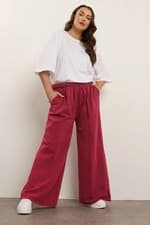Image of Yours Curve Women's Plus Size Wide Leg Joggers