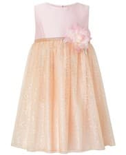 Image of Monsoon Baby TATIANA SEQUIN Dress - PINK Size 12-18 MONTHS
