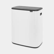 Image of Brabantia Bo Touch Bin 60L Inner Bucket White Large Waste Kitchen Bin Brand New