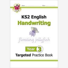 Image of Year 3 Handwriting Workbook Ages 7-8 CGP Joined-Up Writing with Answers NEW