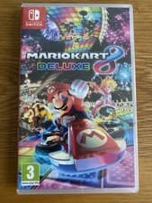 Image of MARIO KART 8 DELUXE NINTENDO SWITCH GAME BRAND NEW FACTORY SEALED PEGI 3 RACING