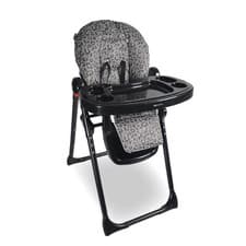 Image of My Babiie MBHC8 Premium Highchair - Black Leopard