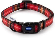 Image of Ancol Nylon Adjustable Collar, 30-50 cm, Red
