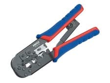 Image of KNIPEX Crimping Pliers For Rj11/12 Rj45 Western Plugs KPX975110
