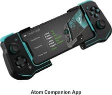 Image of Turtle Beach Atom Wireless Controller for Android Smartphone - Black/Teal