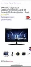 Image of Samsung Odyssey G5 32 Inch Curved Gaming Monitor £200 Or Closest  Offer Gets It!
