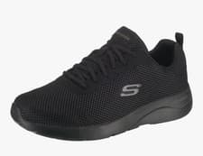 Image of Skechers Black Size 8 uk Brand New With box eu 42 trainer Dynamite Rrp £80