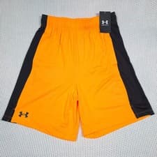 Image of Under Armour Shorts UA Training Stretch 2.0 Men's Small Orange Black. NWT.