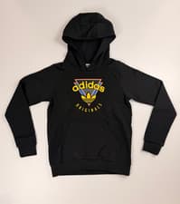 Image of Kids Adidas Hoodie - Black - Age 13-14 Year - Logo Print Pullover