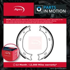 Image of Handbrake Shoes Set SHU617 Apec Parking 0024205820 0034201420 0034203420 Quality